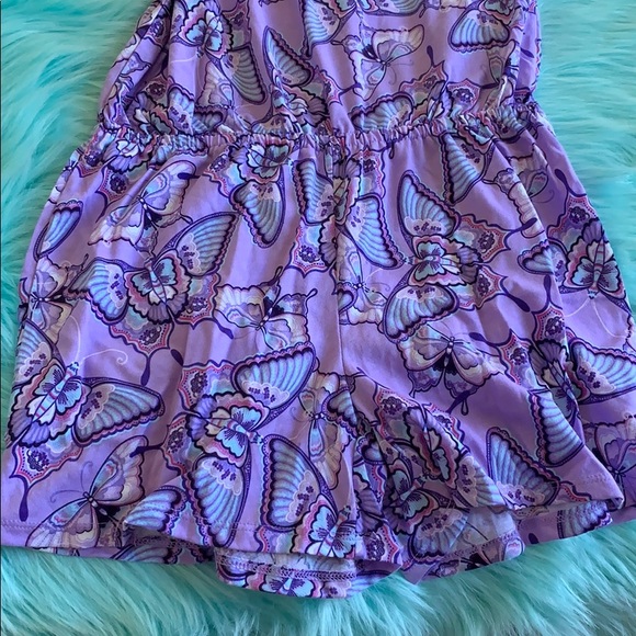 Purple Butterfly Romper - Picture 3 of 7